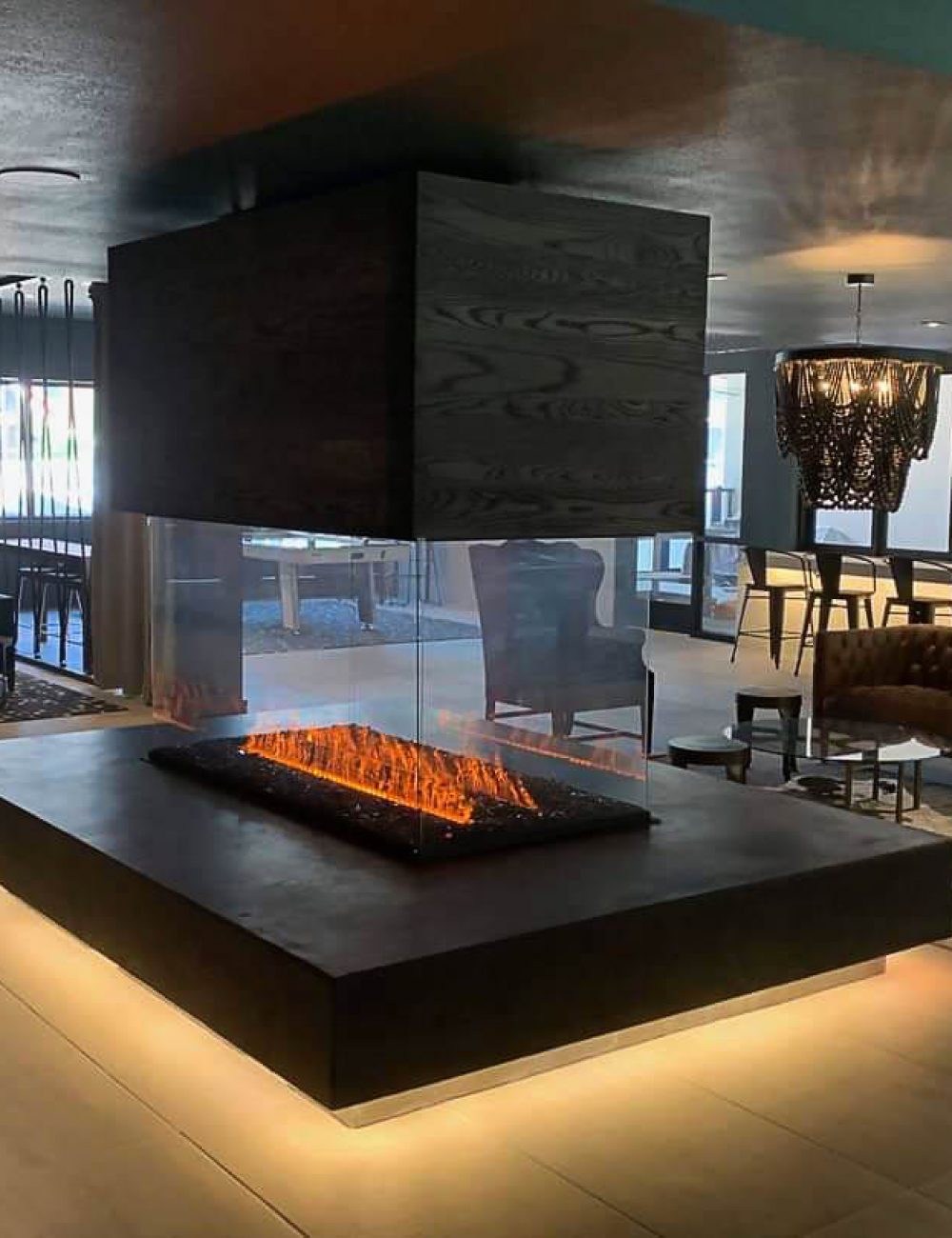Custom 4-Sided Vapor-Fire - Griffis Oak Lawn